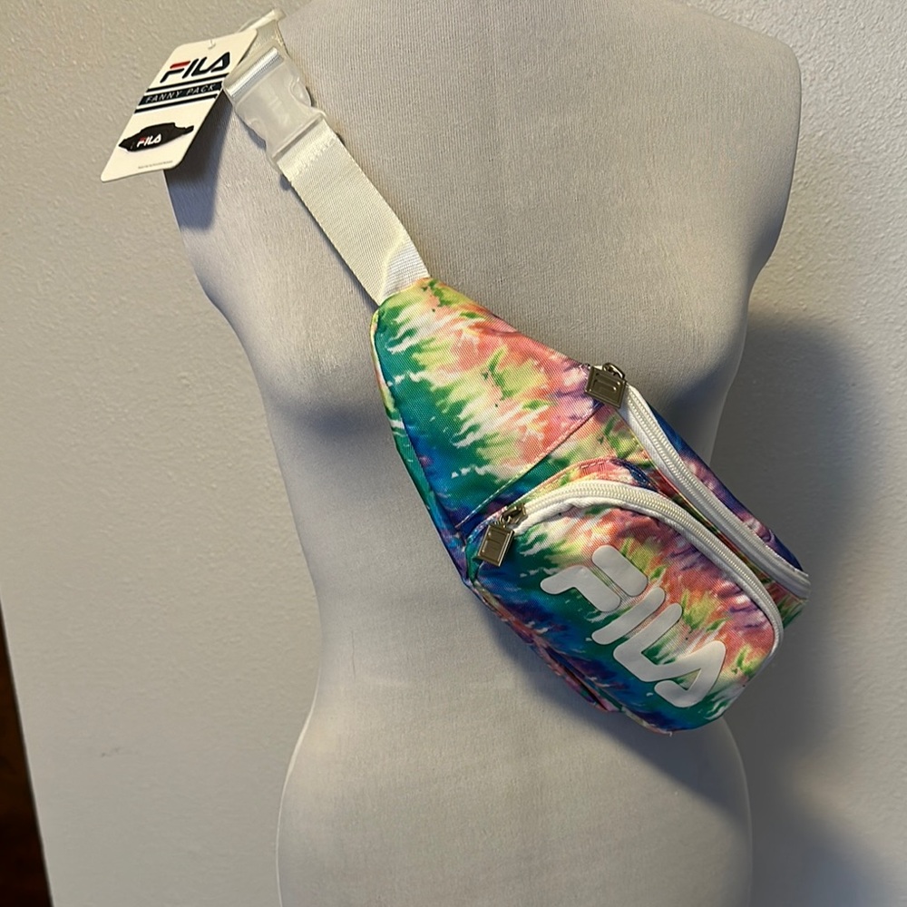 FILA Multicolor Tie-Dye Waist Bag